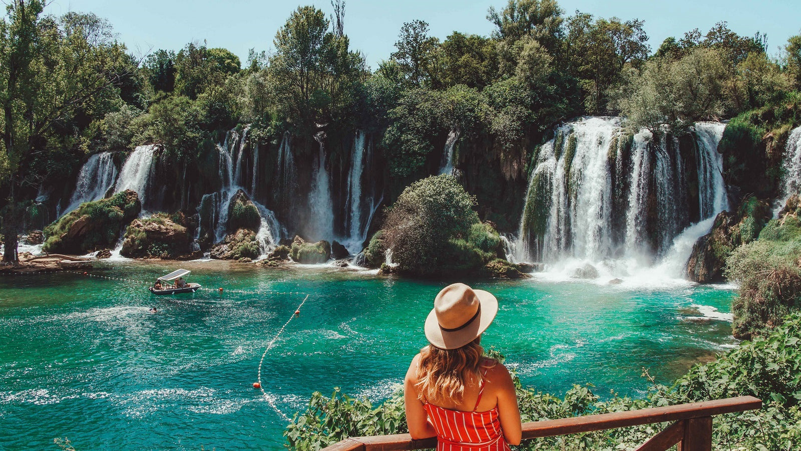Kravica watervallen Bosnië en Herzegovina