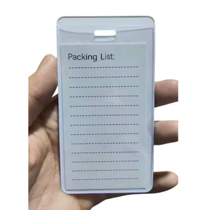Etiketten für Packwürfel