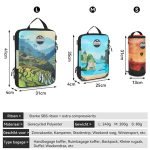 Packing Cubes Clean & Dirty Compress-It