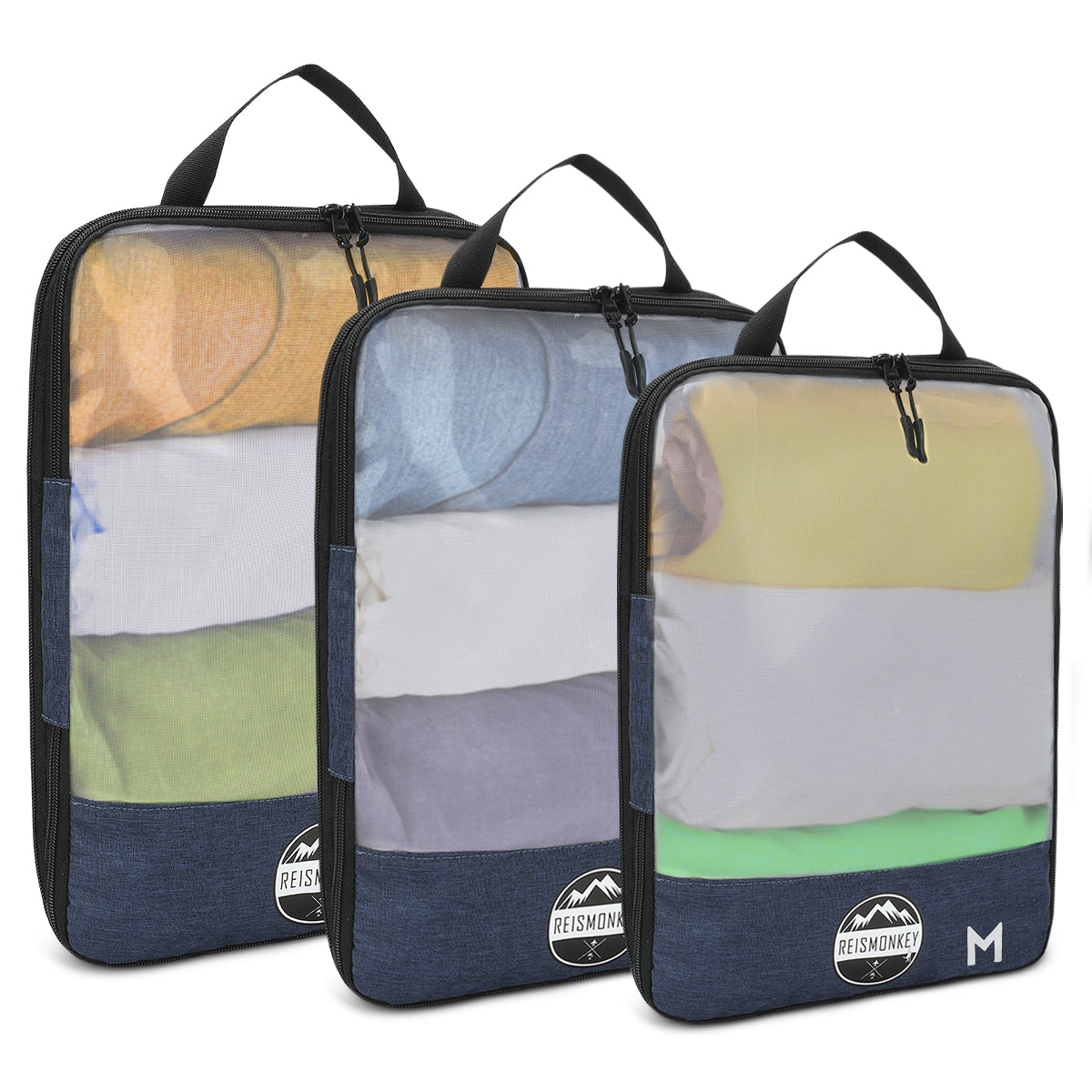 Packing cubes compressie