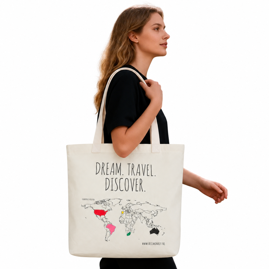Strandtas 'Colour your world'