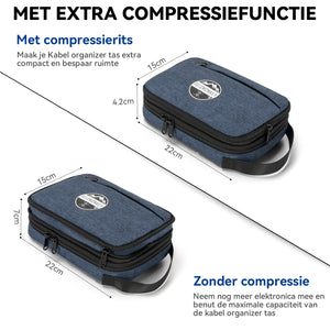 Kabel-Organizer-Tasche Compress-It