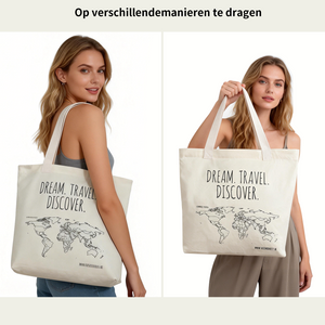 Katoenen tas 'Colour your world'