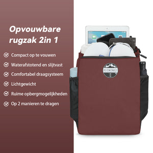 Opvouwbare Rugzak 2 in 1
