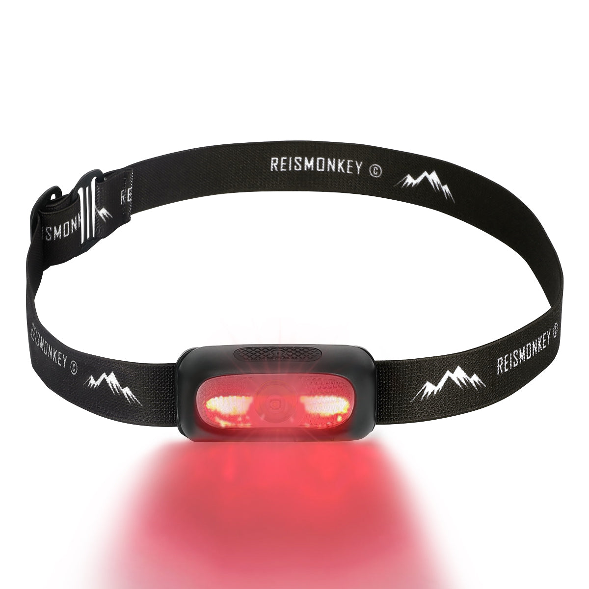 hoofdlamp rood licht