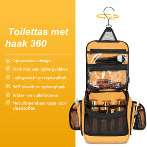 Kulturbeutel mit Haken 360