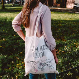 katoenen tas met print