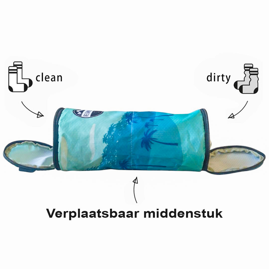 Packing cubes clean dirty